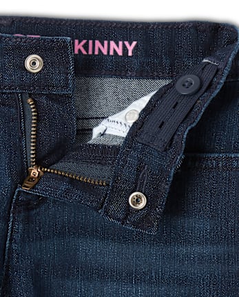 Lot de 2 jeans skinny basiques pour fille