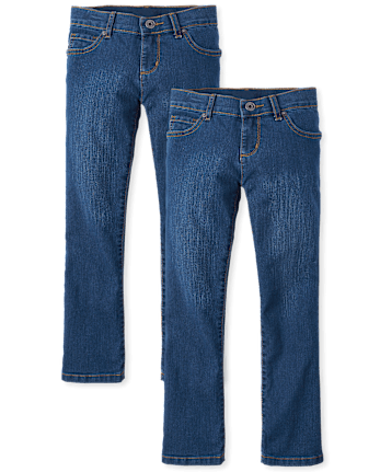 Girls Bootcut Jeans 2-Pack