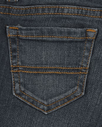 Paquete de 2 jeans rectos básicos para bebés y niños pequeños