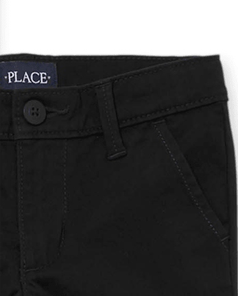 Pantalons chino skinny stretch pour uniformes de filles, lot de 2 - Coupe slim