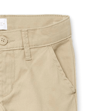 Lot de 2 pantalons chino bootcut uniformes pour filles