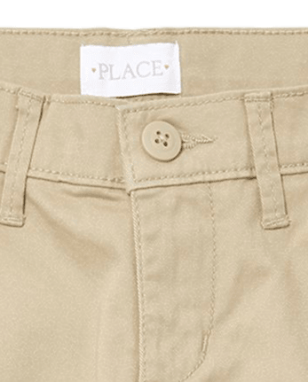 Lot de 2 pantalons chino bootcut uniformes pour filles