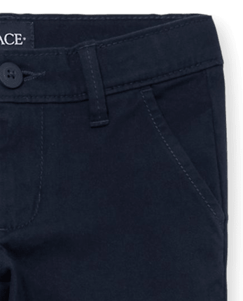 Pack de 2 pantalones chinos elásticos con corte tipo bota para niña