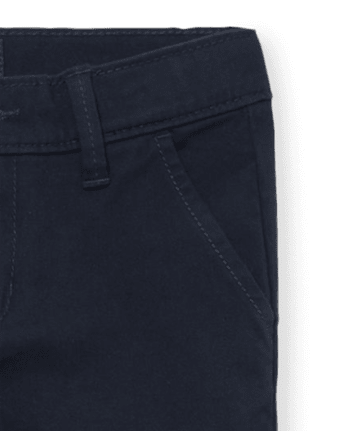 Pantalons chino extensibles coupe bootcut pour uniformes de filles, lot de 2 - Grande taille