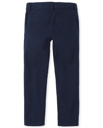 Lot de 2 pantalons chino bootcut extensibles d'uniforme pour filles