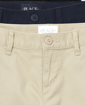 Pack de 3 Shorts chinos elásticos Uniforme para Niña