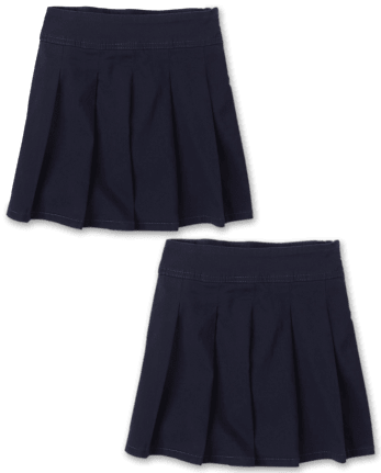 uniformes pour fille Jupe-short plissée extensible 2-Pack - Plus