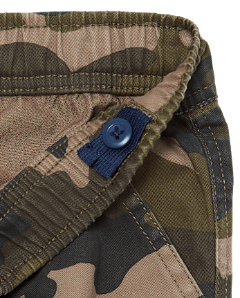 Pantalón cargo sin cierre Camo para niño 2-Pack