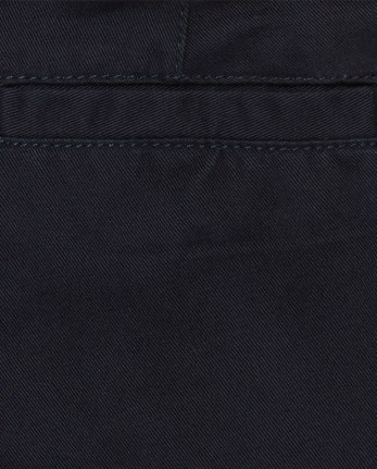 Paquete de 2 pantalones chinos elásticos de uniforme para niños