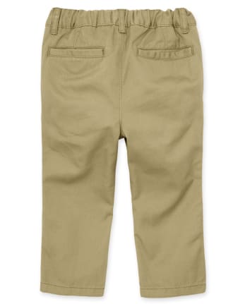 Lot de 3 pantalons chino droits et décontractés pour bébés et tout-petits garçons