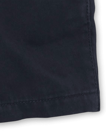 Pantalones cortos chinos de uniforme para bebés y niños pequeños, paquete de 3