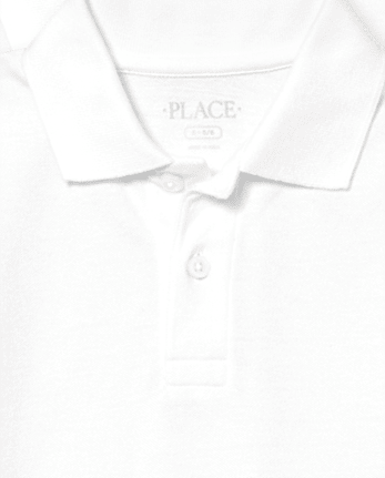 Polo de piqué uniforme para niños, paquete de 4