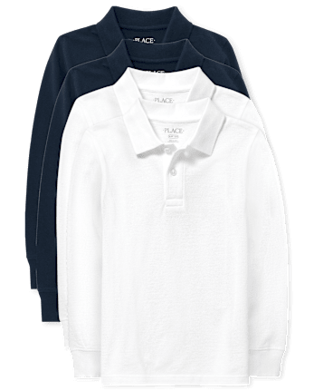 Kids Uniform Pique Polo 4-Pack
