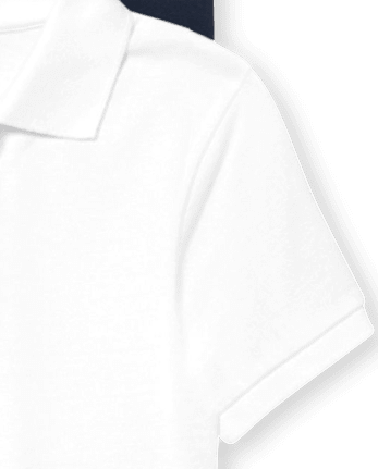 Polo de piqué uniforme para niños, paquete de 10