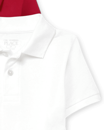 Lot de 3 polos uniformes en piqué pour bébés et tout-petits garçons