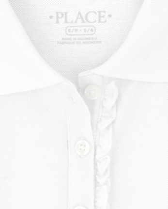 uniformes pour fille Ruffle Pique Polo 2-Pack - Plus