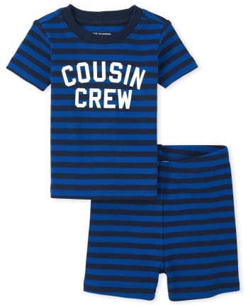 Pijama de algodón de ajuste ceñido Cousin Crew para bebés y niños pequeños