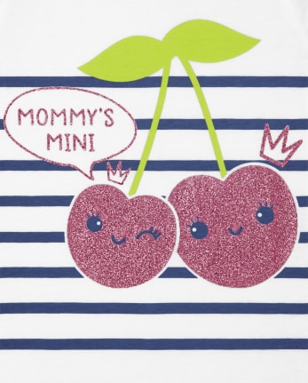 Baby And Toddler Girls Cherries Graphic Tee