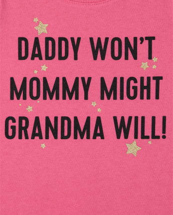 Baby And Toddler Girls Family Graphic Tee