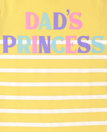 Girls Dad's Princess Graphic Tee