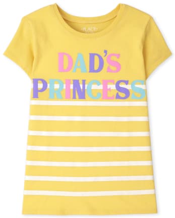 Girls Dad's Princess Graphic Tee