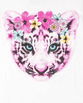 Lot de 3 t-shirts à imprimé chat pour filles