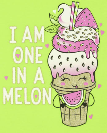 Girls One In A Melon Graphic Tee
