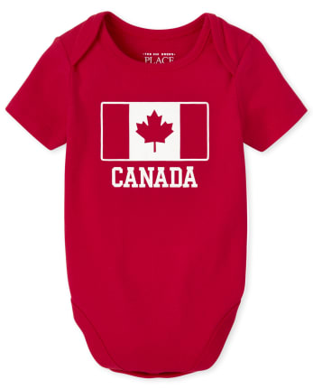Bébé Famille assortie Body imprimé Canada Day 2021