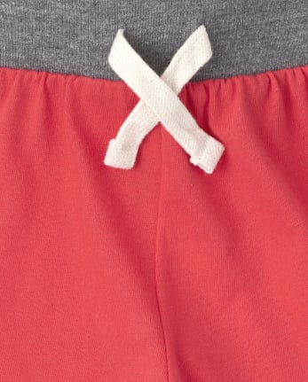 Pantalones cortos de punto para niños pequeños, paquete de 3