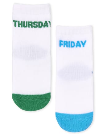 Unisex Toddler Days Of The Week Midi Socks 7-Pack