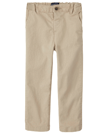 Baby And Toddler Boys Uniform Stretch Straight Chino Pants