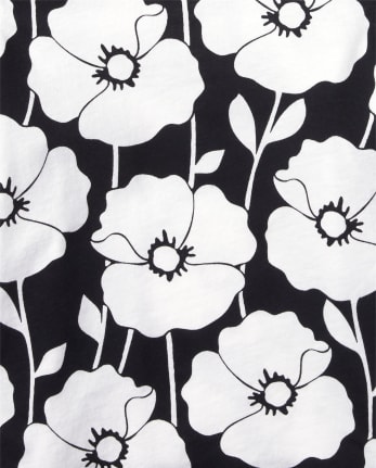 Lot de 2 hauts à épaules dénudées à pois et fleurs pour petites filles