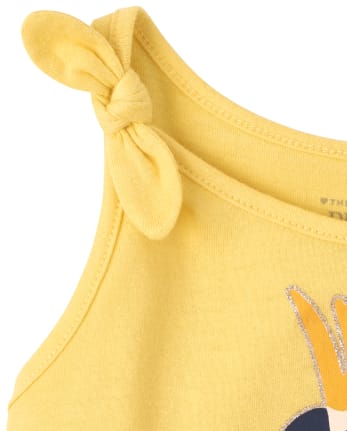 Toddler Girls Bow Tank Top 2-Pack