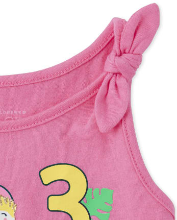 Toddler Girls Bow Tank Top 2-Pack