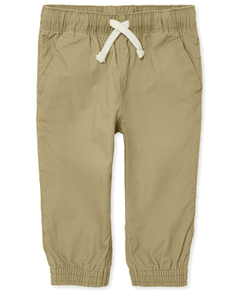 Toddler boy khaki joggers outlet