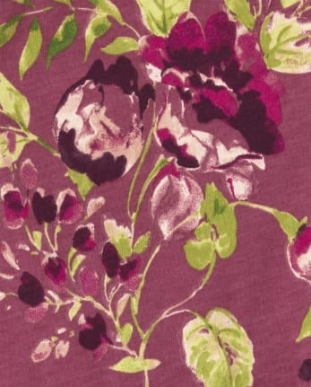 Mameluco floral de un hombro para bebés y niñas pequeñas