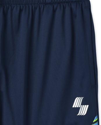Boys Side Stripe Performance Basketball Shorts 2-Pack