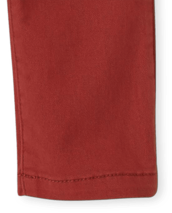 Pantalones chinos ajustados elásticos para bebés y niños pequeños