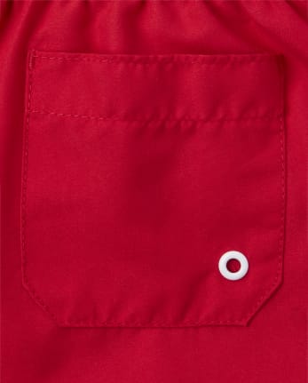 Boys Canada Day Swim Trunks