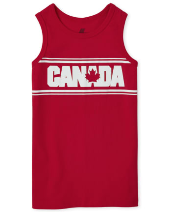 Boys Canada Day Tank Top