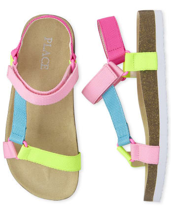 Girls Rainbow Sport Sandals