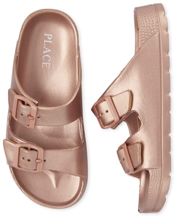 Chanclas con hebilla para niñas