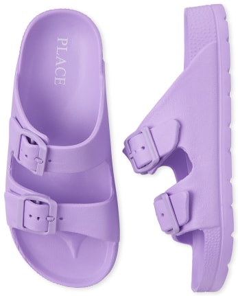 Girls Buckle Slides
