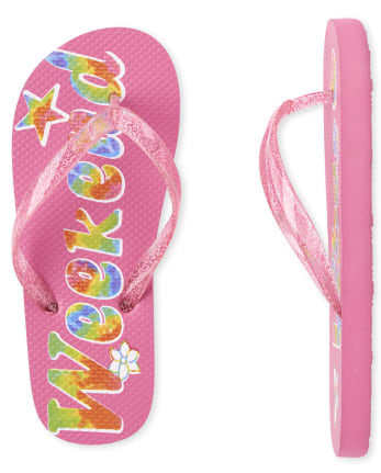 Girls Weekend Vibes Flip Flops