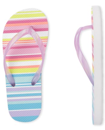 Chanclas Niña Rayas Arcoiris
