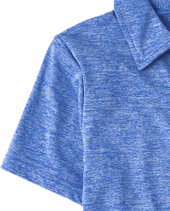Polo de performance chiné pour garçon