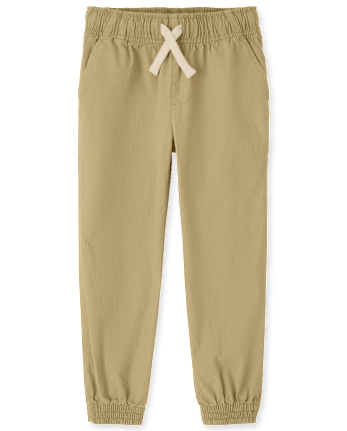 Pantalones jogger elásticos sin cordones para niños - FLAX