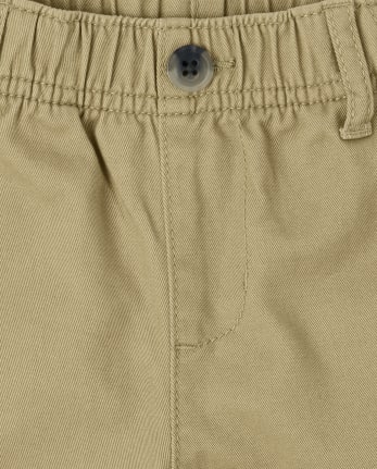 The Children's Place Boys' Uniform Pleated Chino Pants 