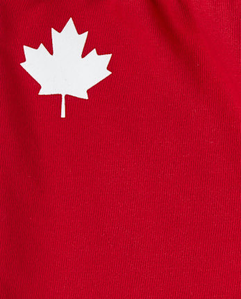 Baby And Toddler Boys Canada Day French Terry Shorts