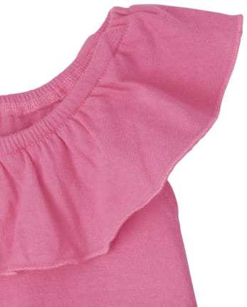 Ensemble 4 pièces papillon à volants pour petites filles